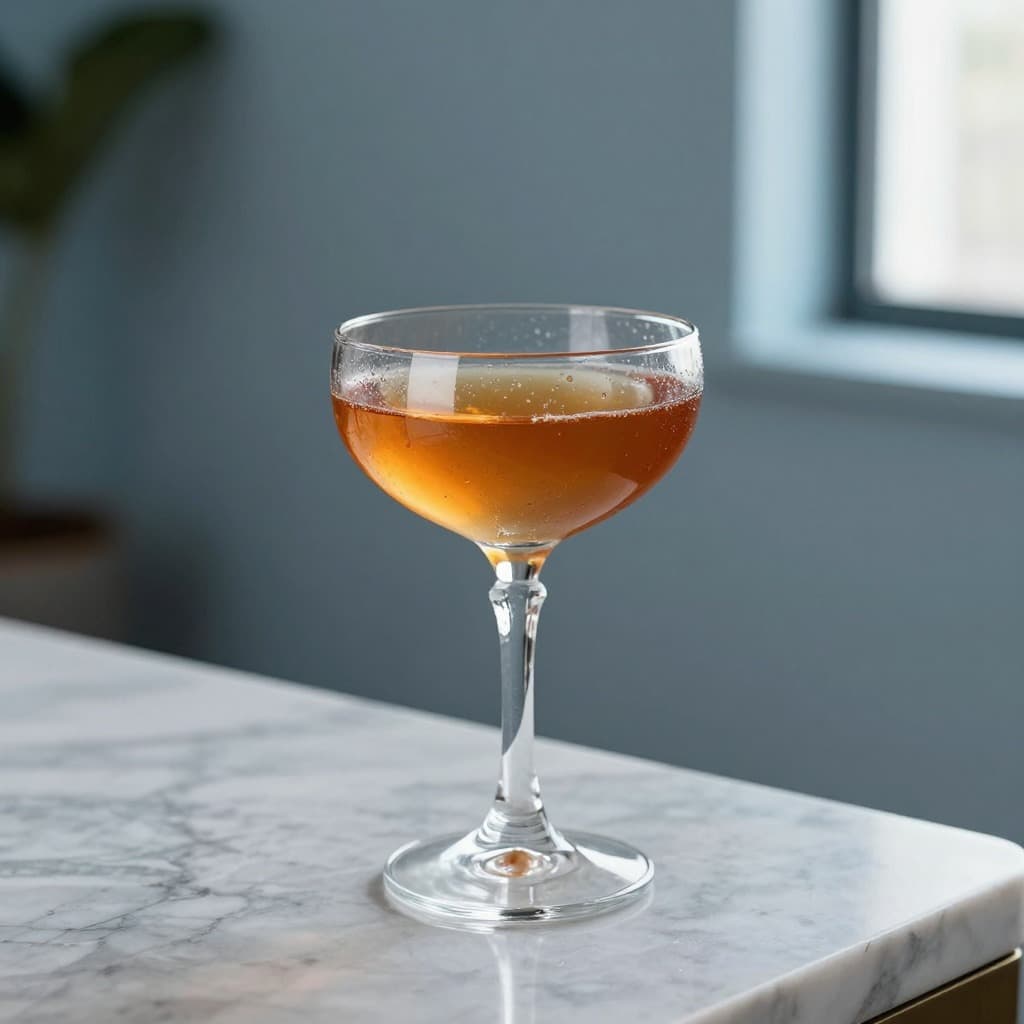 An Angel Face cocktail in a cocktail glass