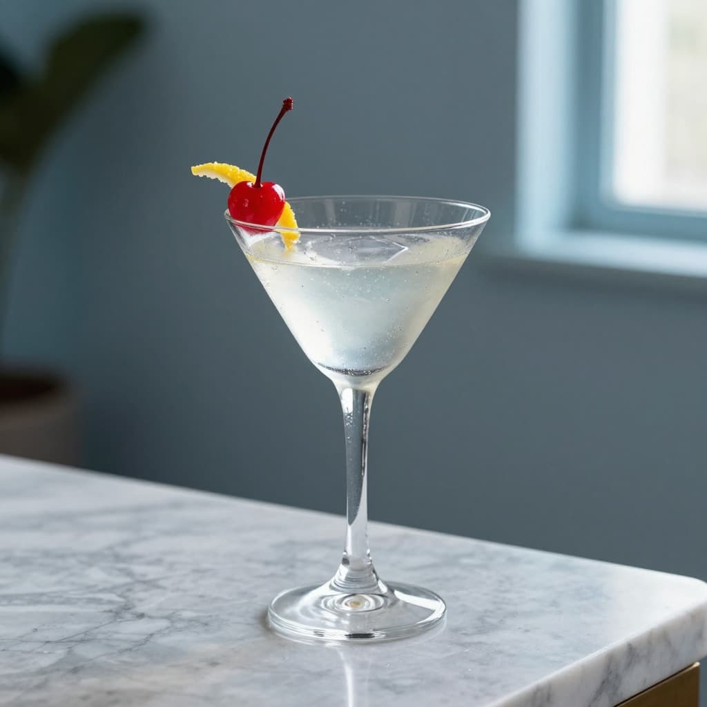 A Tuxedo cocktail in a martini glass
