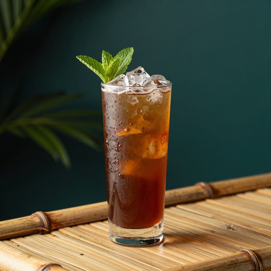 A Zombie cocktail in a highball glass